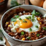 Breakfast Chili and Eggs