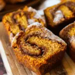 Cinnamon Swirl Pumpkin Bread Mini Loaves