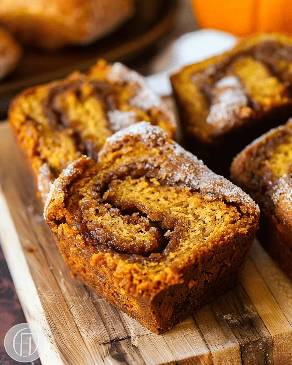 Cinnamon Swirl Pumpkin Bread Mini Loaves: The Best Comfort Treat