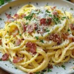 Creamy Bacon Carbonara Pasta
