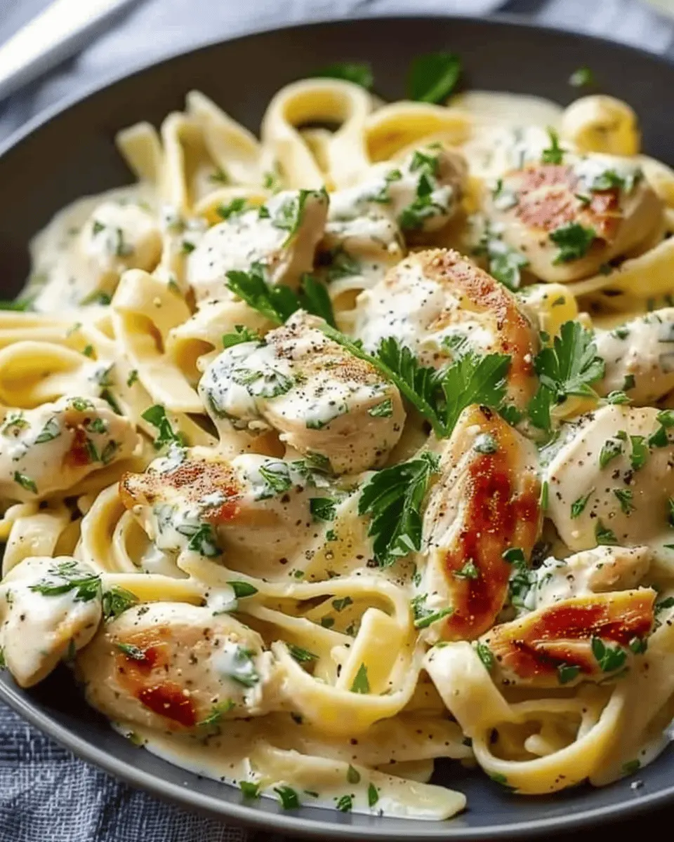 Creamy Italian Herb Chicken Pasta: A Simple Comfort Dish