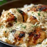 Creamy Smothered Chicken And Rice