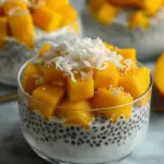 Easy Mango Coconut Chia Seed Pudding