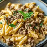 High Protein Creamy Beef Pasta Recipe for Quick Weeknight Dinners