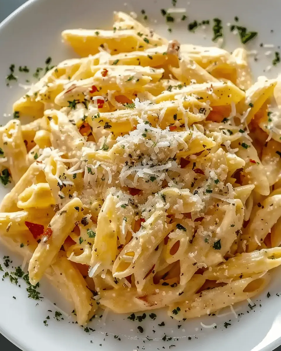 One Pot Creamy Garlic Pasta with Turkey Bacon: Easy Comfort Food