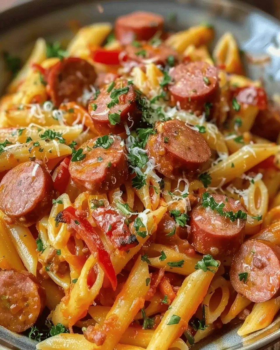 One Pot Smoked Sausage Pasta: Easy Family Dinner Delight