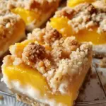 Peaches and Cream Crumble Bars