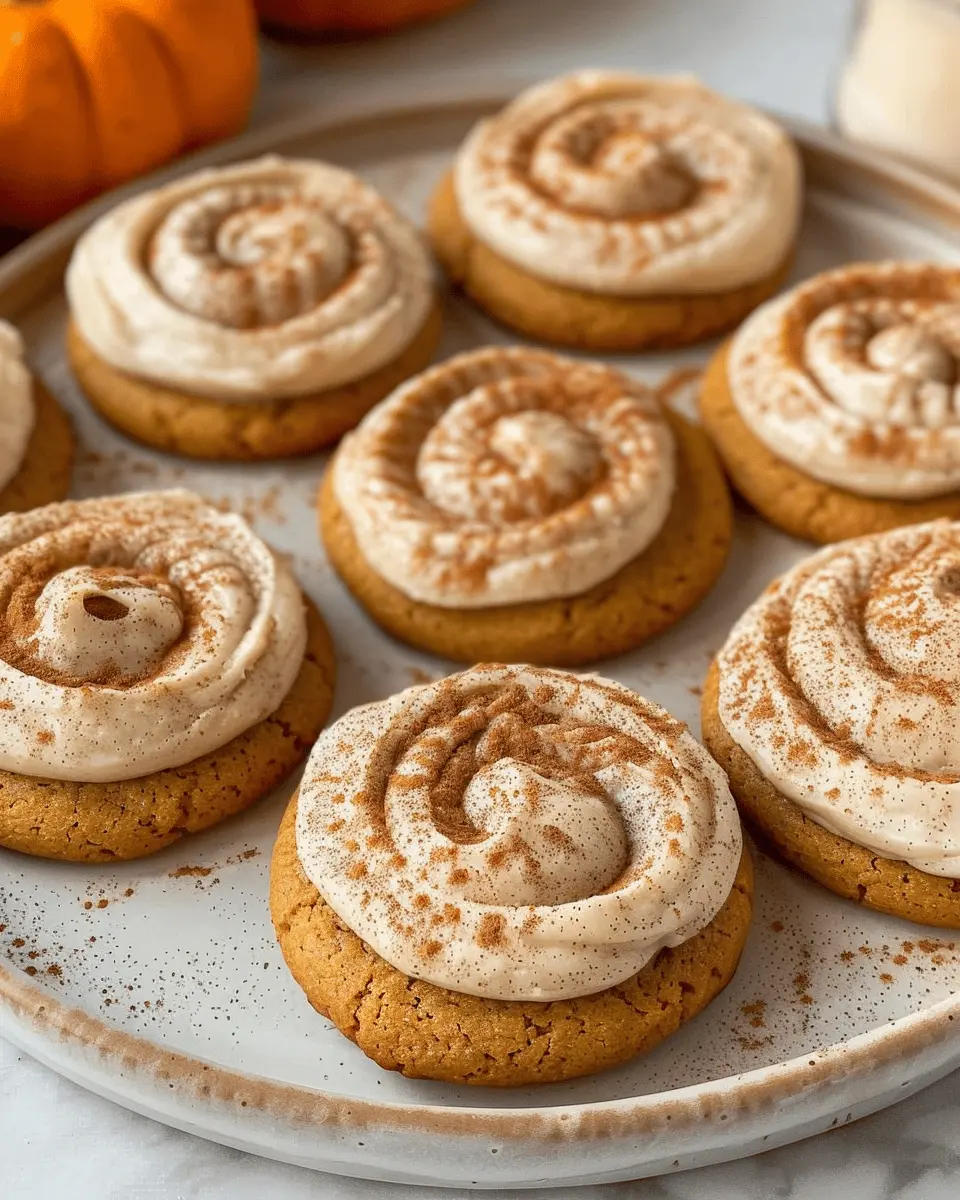 Soft Pumpkin Cookies with Cinnamon Frosting: The Best Fall Treat