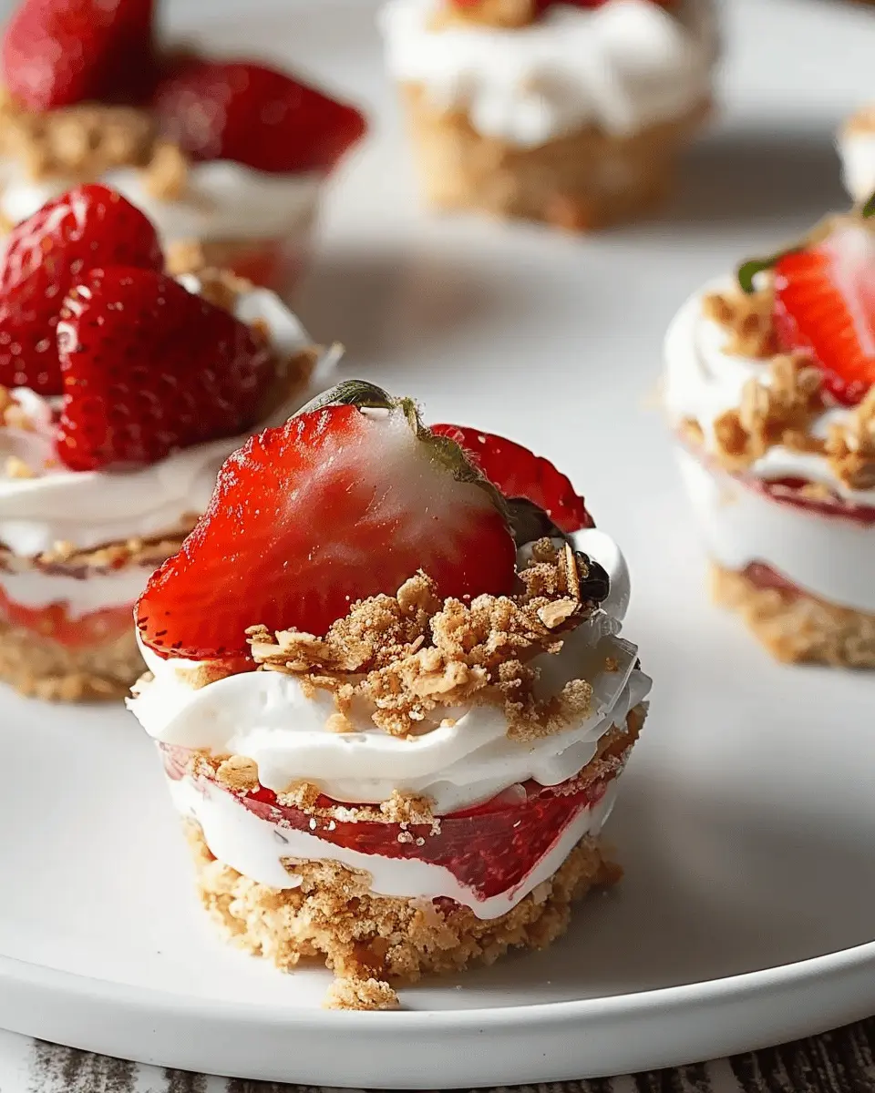 Strawberry Crunch Dessert Cups: Easy Summer Treats for Everyone