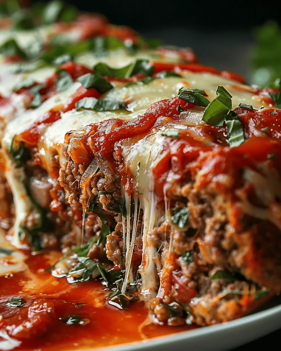 Stuffed Italian Meatloaf: A Juicy Twist with Turkey Bacon and Chicken Ham