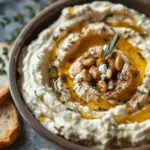 Whipped Pumpkin Feta Honey and Thyme Dip