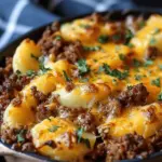Cheesy Ground Beef and Potatoes