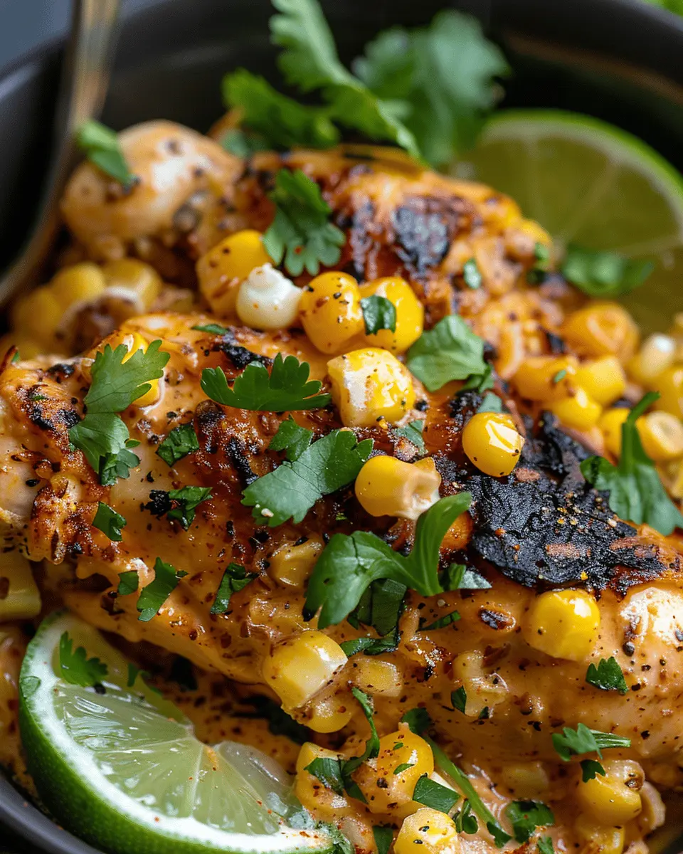 Slow Cooker Street Corn Chicken: Easy Recipe with Turkey Bacon