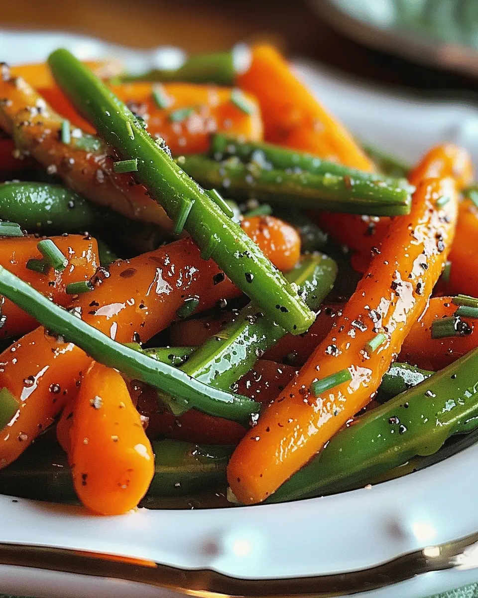 Honey Glazed Carrots and Green Beans: Easy, Tasty Side Dish