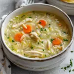 Lemon Chicken Orzo Soup