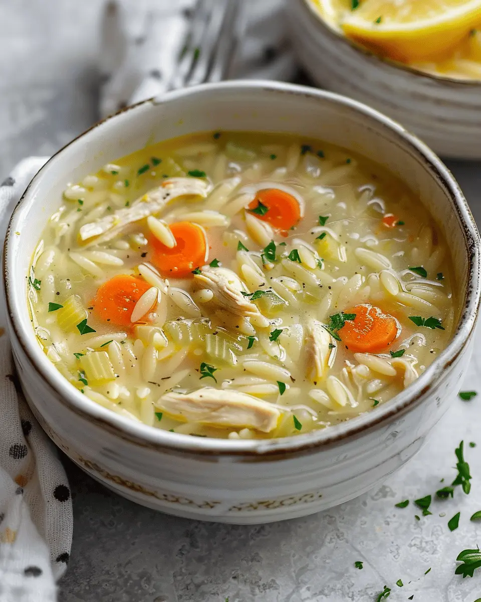 Lemon Chicken Orzo Soup: A Cozy, Healthy Delight for Everyone