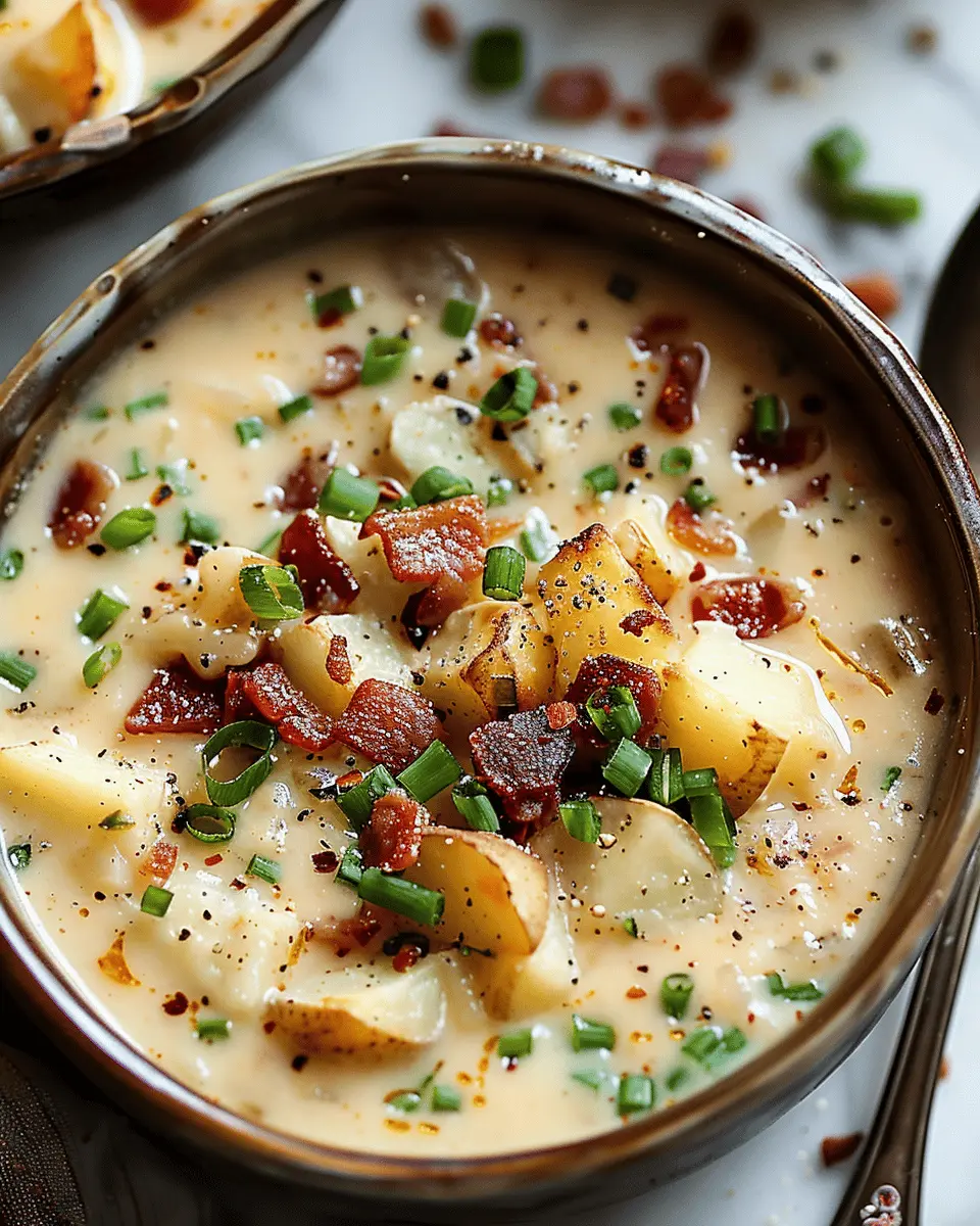 Crockpot Potato Soup: Easy Comfort with Turkey Bacon and Chicken Ham
