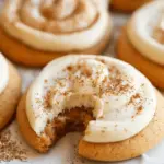 Pumpkin Spice Sugar Cookies with Cream Cheese Frosting