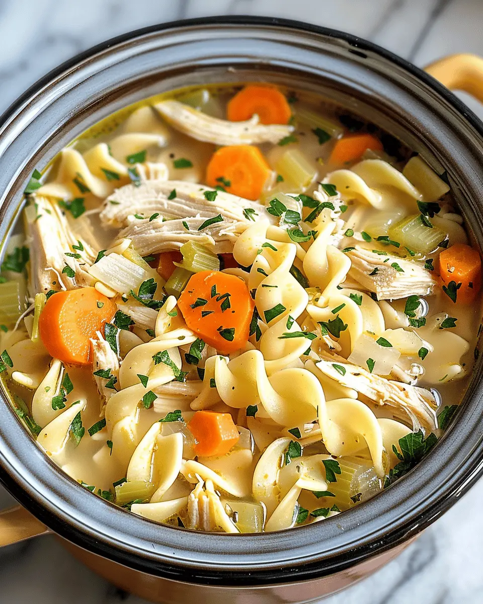 Crockpot Chicken Noodle Soup: The Easy Comfort Food You’ll Love
