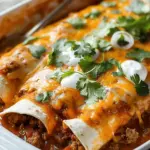 Easy Ground Beef Enchiladas