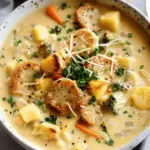 One Pot Creamy Vegetable Soup