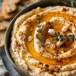 Whipped Pumpkin Feta Honey and Thyme Dip