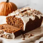 Pumpkin Bread With Cream Cheese Frosting