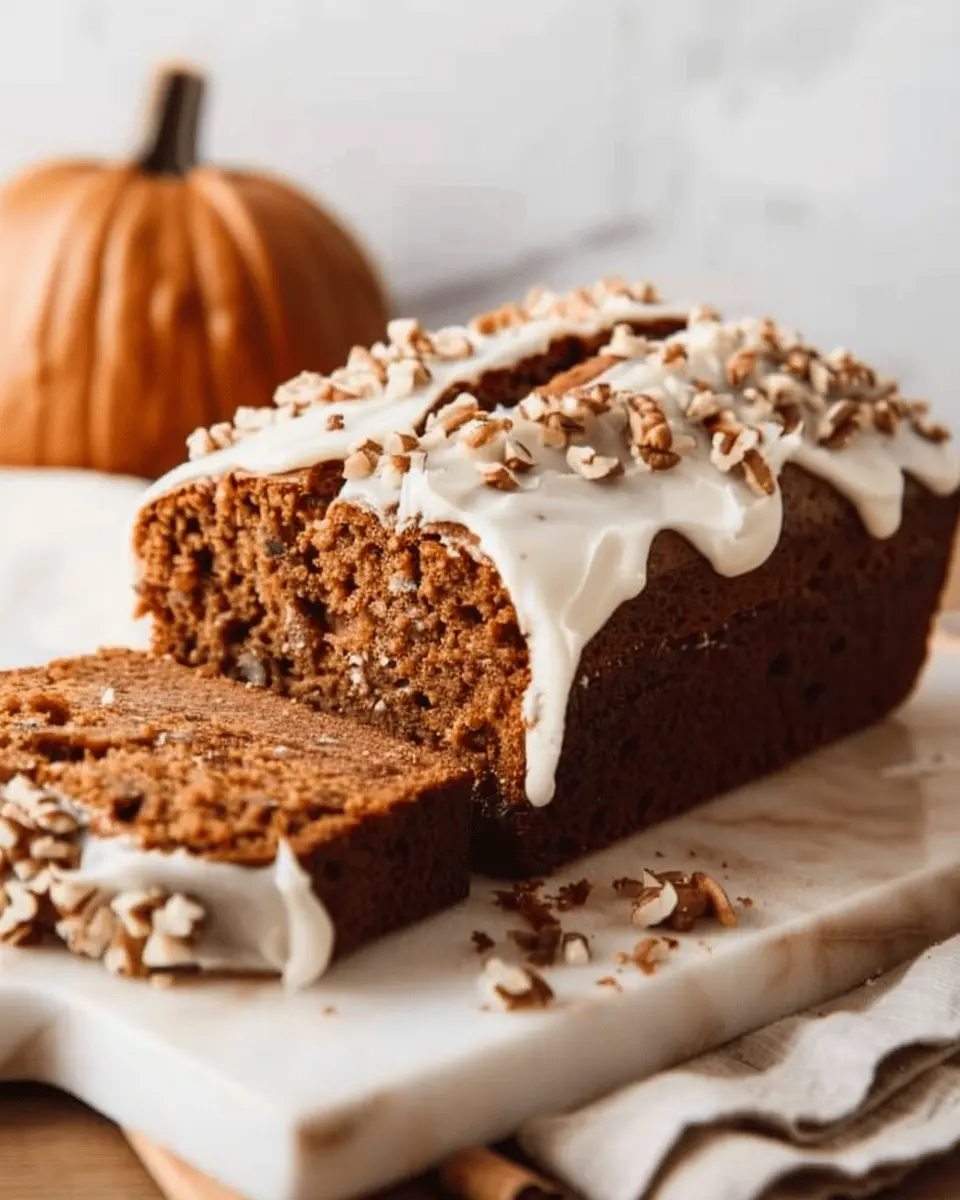 Pumpkin Bread With Cream Cheese Frosting: The Best Fall Treat