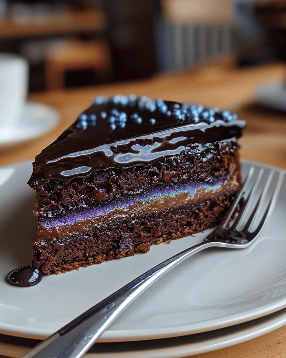 Galaxy Mirror Glaze Kuchen: Easy Recipe for a Stunning Dessert
