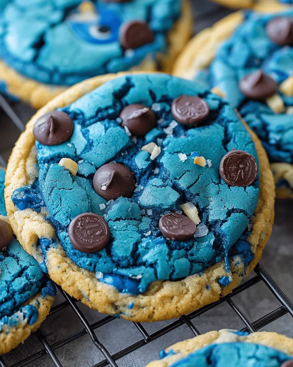 Blue Cookie Monster Cookies: Easy Treats for Fun Baking Adventures