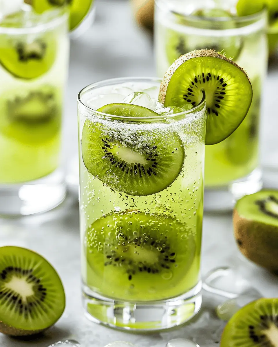 Kiwi Lime Sparkler: Refreshing Twist for Your Next Gathering