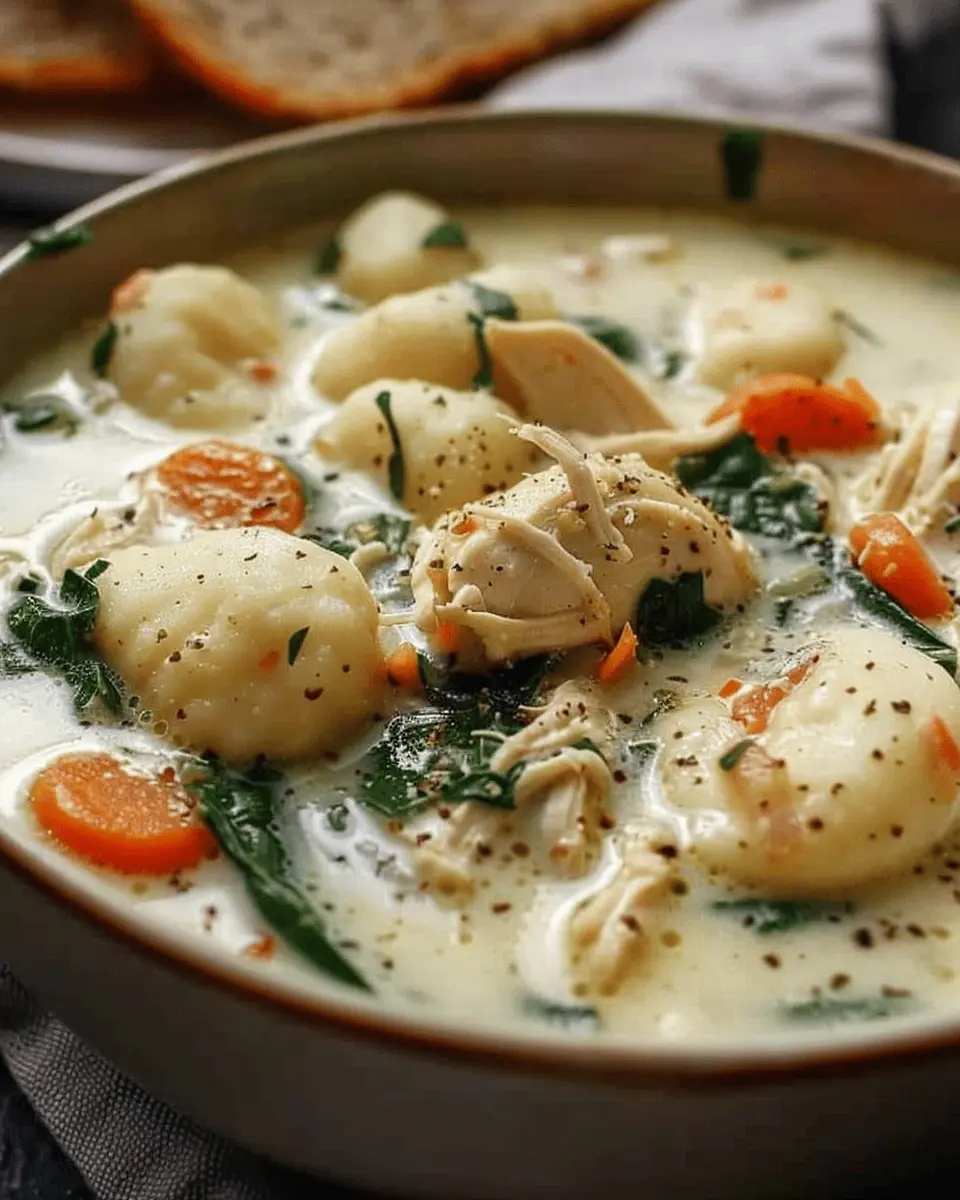 Olive Garden Chicken Gnocchi Soup: Easy Homemade Comfort Bowl