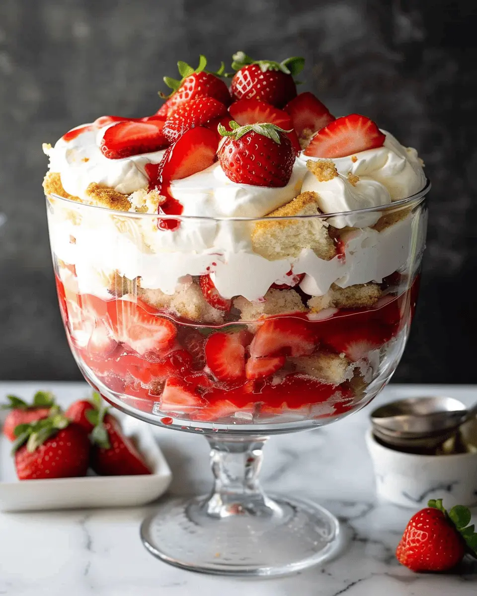 Strawberry Shortcake Trifle: Easy Delight for Any Occasion