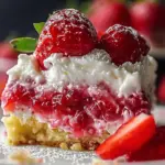 Strawberry Earthquake Cake