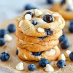Blueberry White Chocolate Chip Cookies