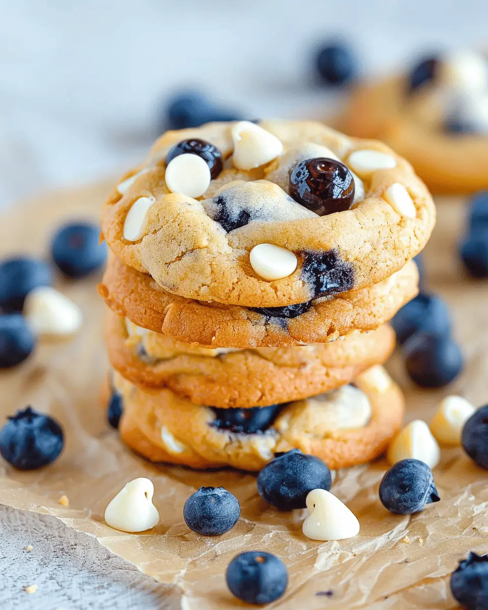 Blueberry White Chocolate Chip Cookies: Easy Indulgence at Home