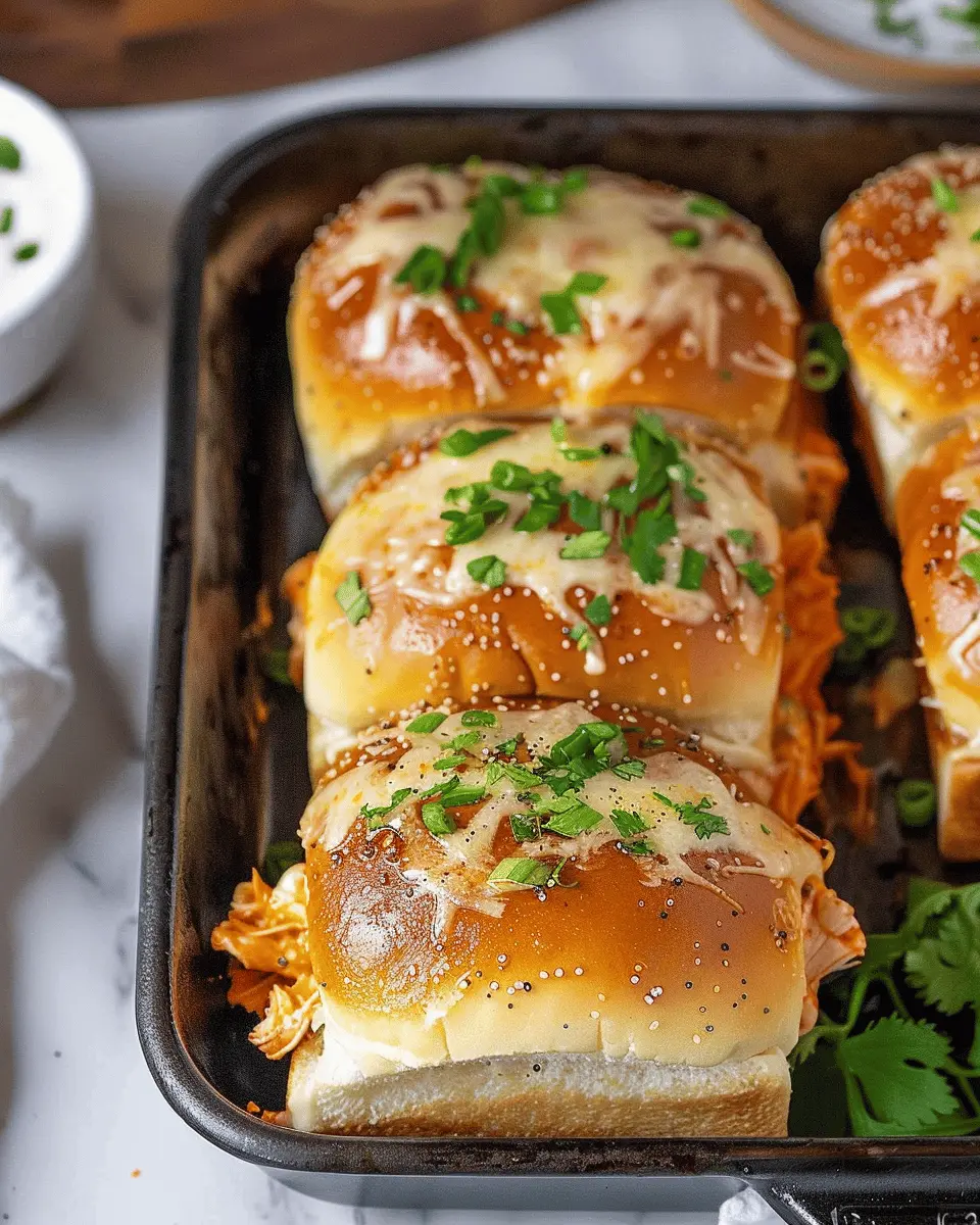 Buffalo Chicken Sliders: Juicy Comfort with Turkey Bacon Twist