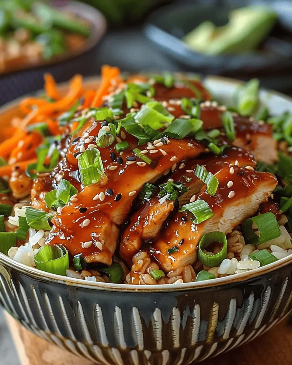 Hot Honey Chicken Bowl: Easy, Irresistibly Sweet and Spicy Recipe