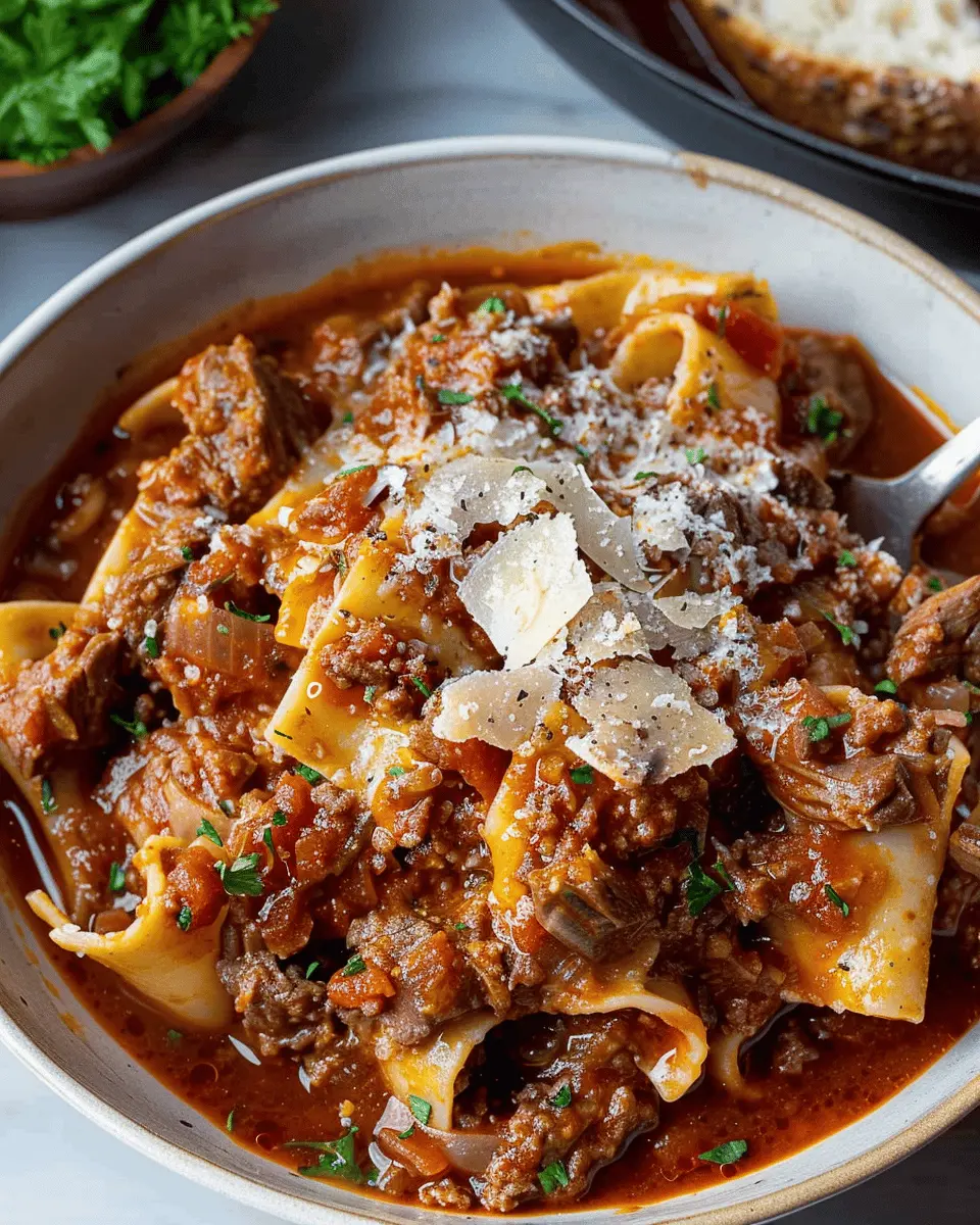 Slow Cooker Beef Ragu: Easy Comfort Food for Cozy Nights