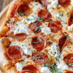 Hot Honey Pepperoni Ricotta Pizza