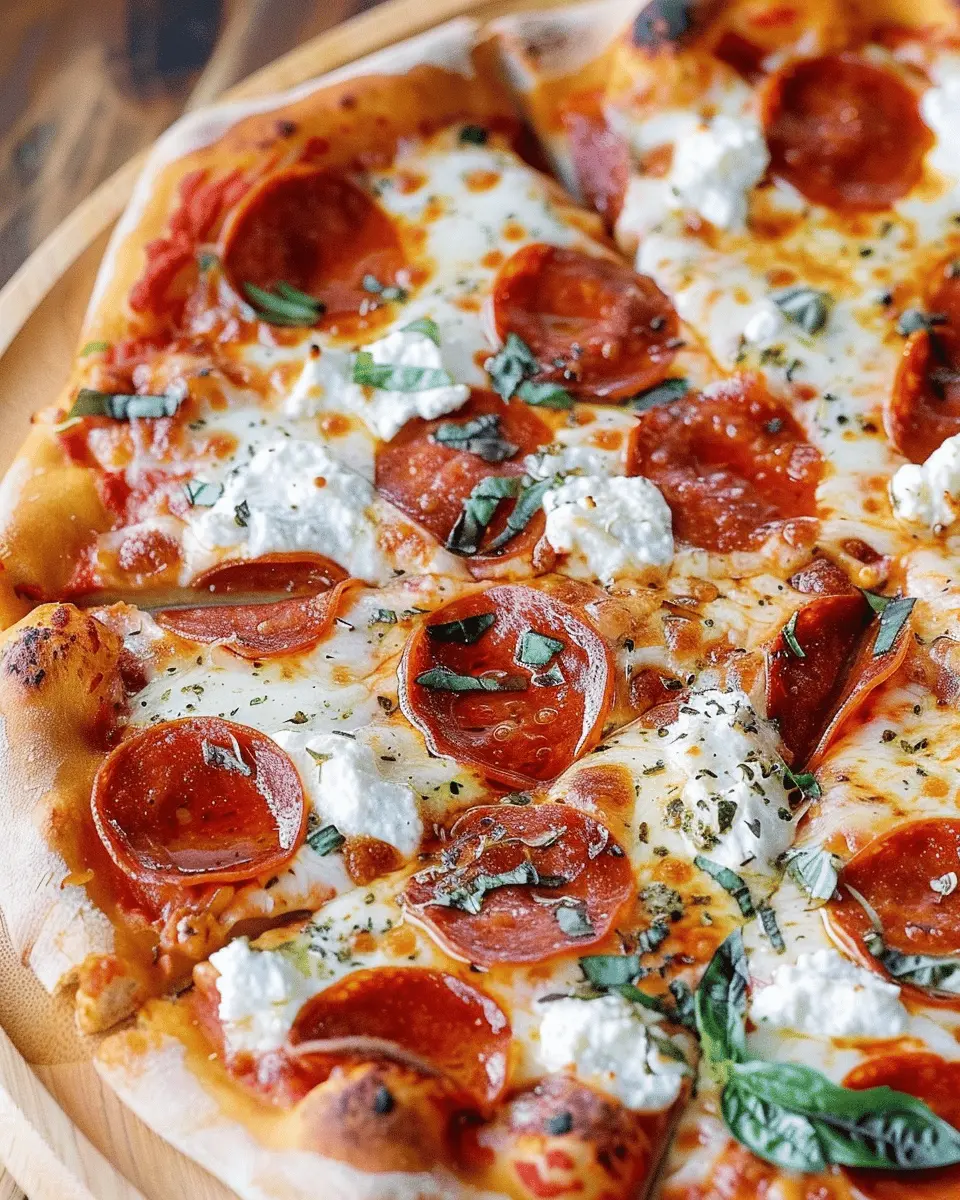 Hot Honey Pepperoni Ricotta Pizza: The Best Indulgent Twist