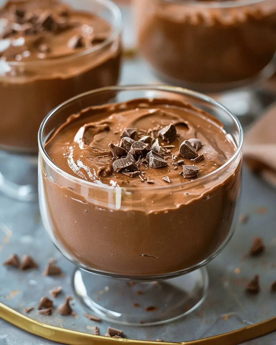 3 ingredient healthy blender chocolate mousse that’s so easy to make
