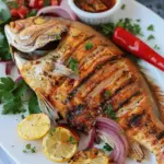Caribbean Grilled Red Snapper