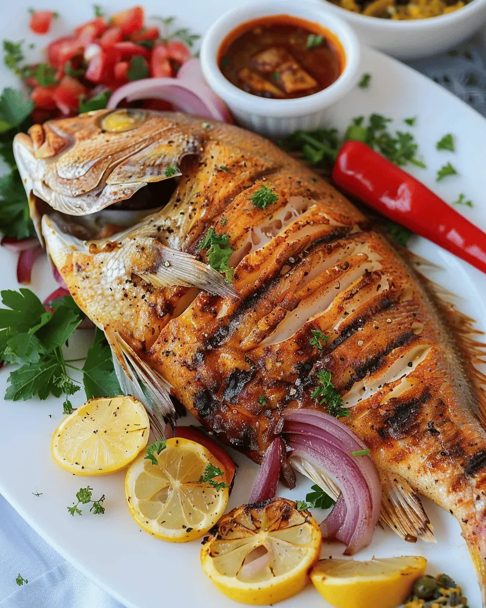 Caribbean Grilled Red Snapper: A Juicy Twist for Seafood Lovers