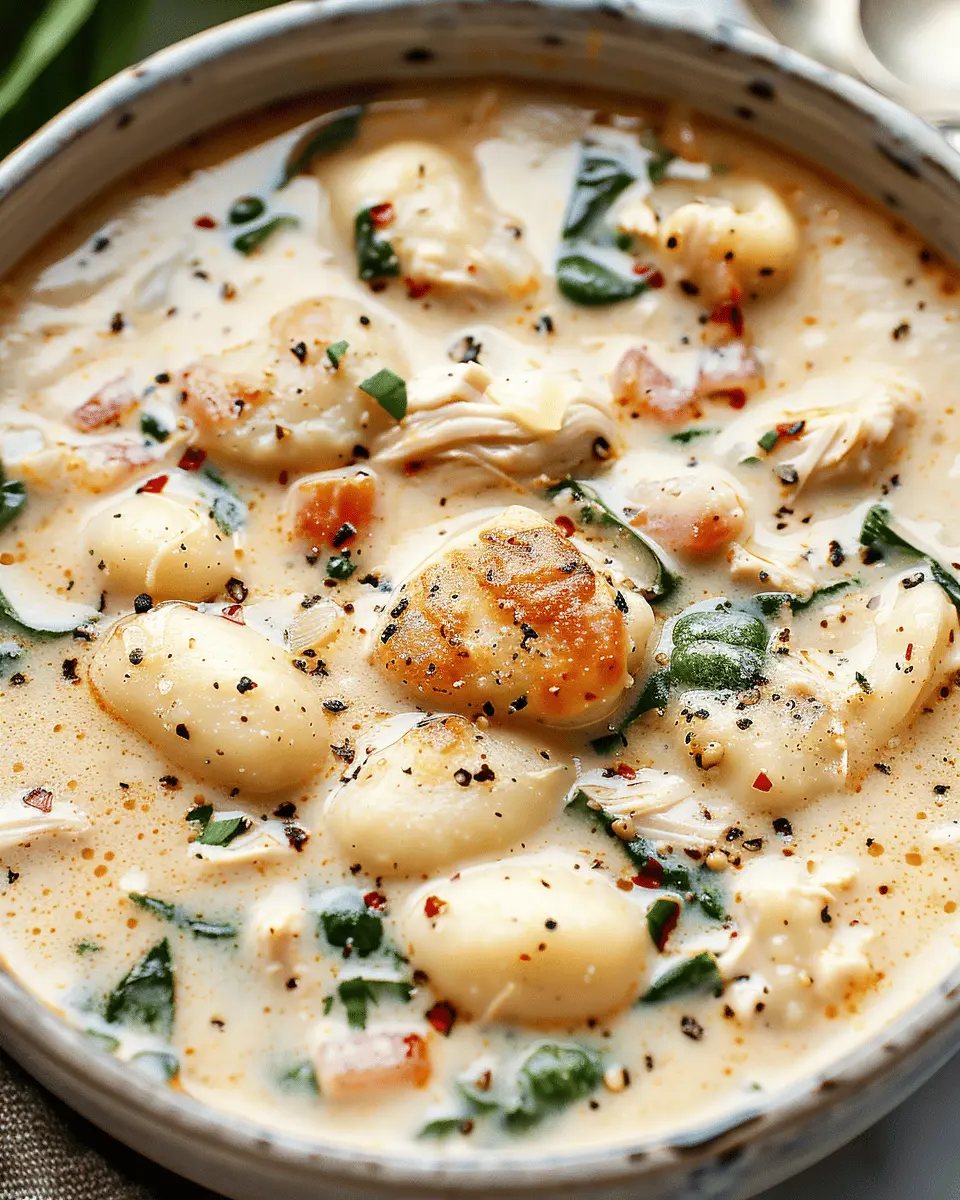 Creamy Marry Me Chicken Gnocchi Soup: Indulgent Comfort in a Bowl