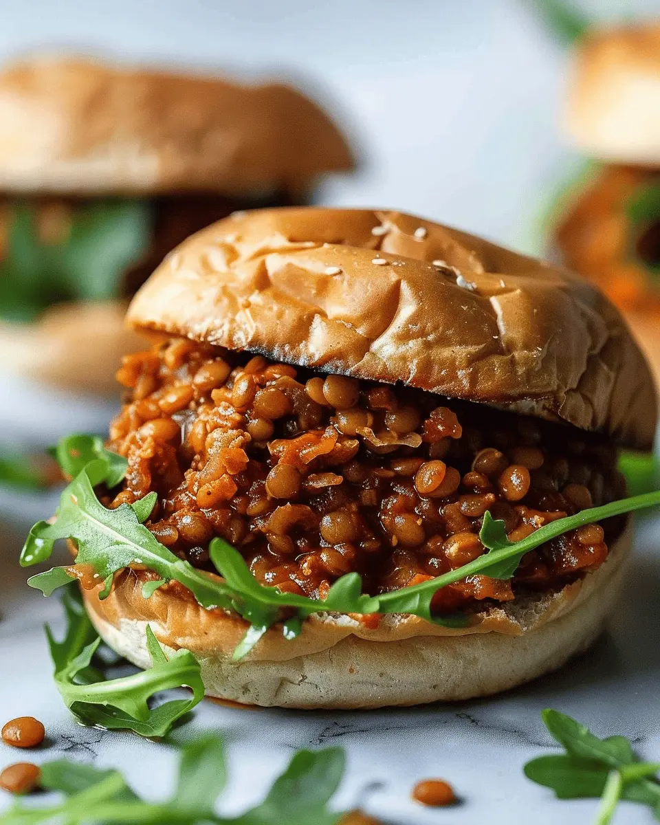 Lentil Sloppy Joes: Easy, Hearty Comfort Food for Everyone
