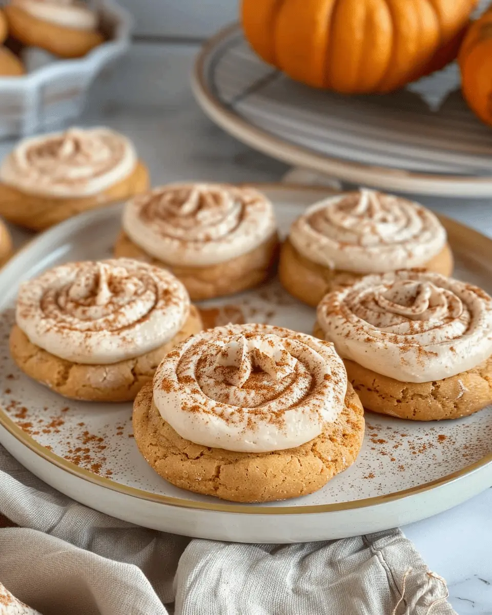 Soft Pumpkin Cookies with Cinnamon Frosting: The Best Fall Treat