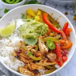Chicken Fajita Rice Bowl