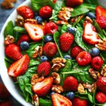 15-Minute Strawberry Spinach Salad