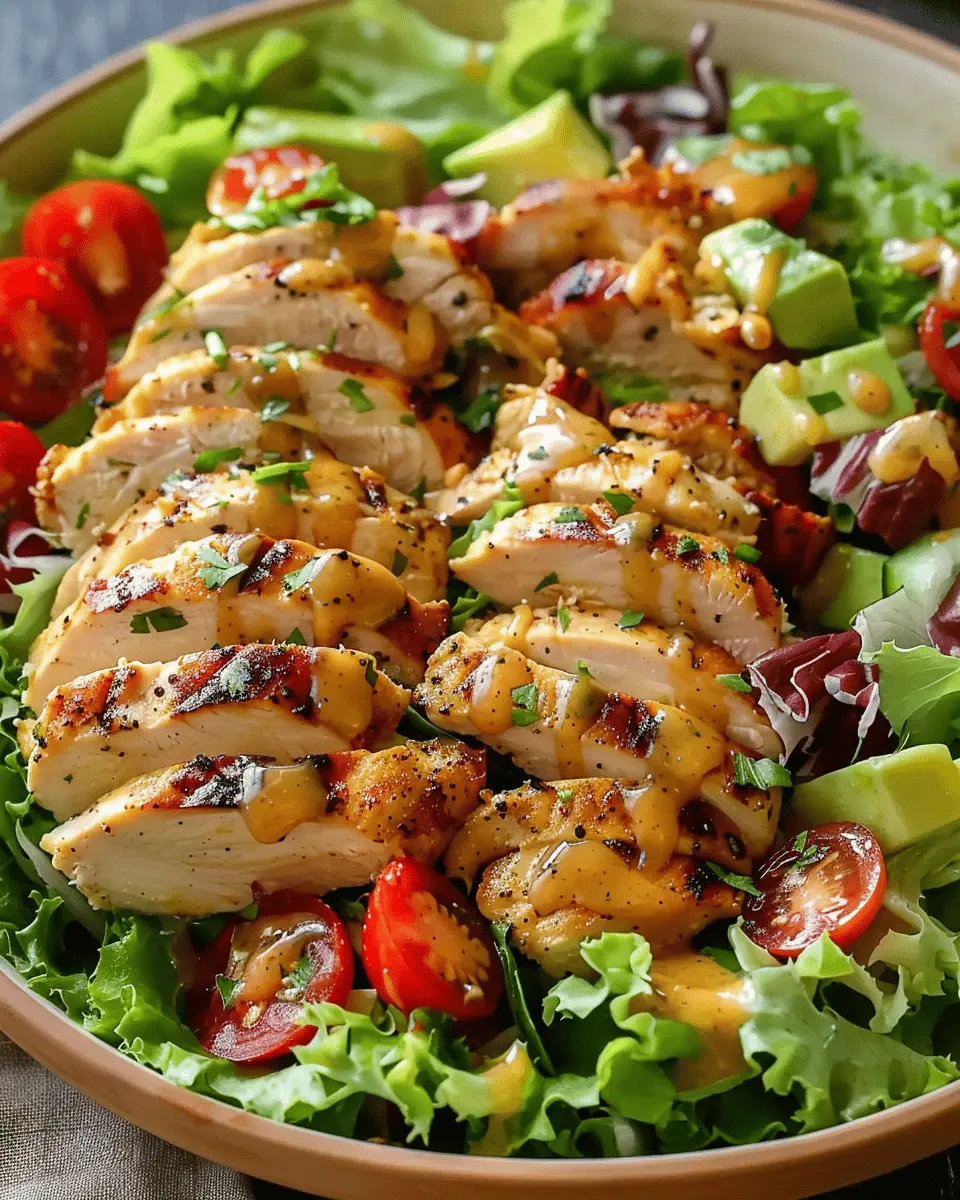 Best Honey Mustard Chicken Salad with Turkey Bacon Delight